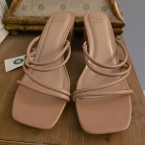 a new day Blush Strappy Heels